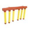 Catching Sticks Game with Remote Control Adjustable Speed Hand Speed Training Toy for Parent Child Interaction Yellow