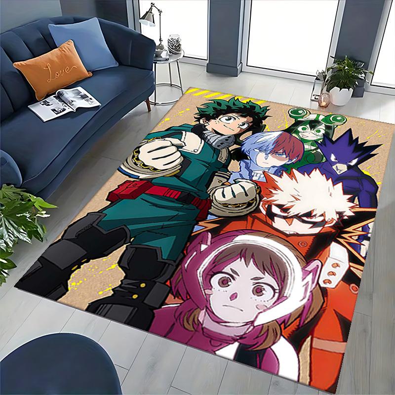 1pc My Hero Academia Anime Cartoon Design Chair Mat - Seasonal Gift for Office, Home Decor, Living Room, Bedroom, Game Room (Hero's Cape).Y014