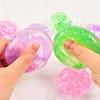 Clear Bun With Gold Powder Slow Rebound Maltose Toy Transparent Stress Ball Kawaii Decompression Toy Stress Relief For Kids