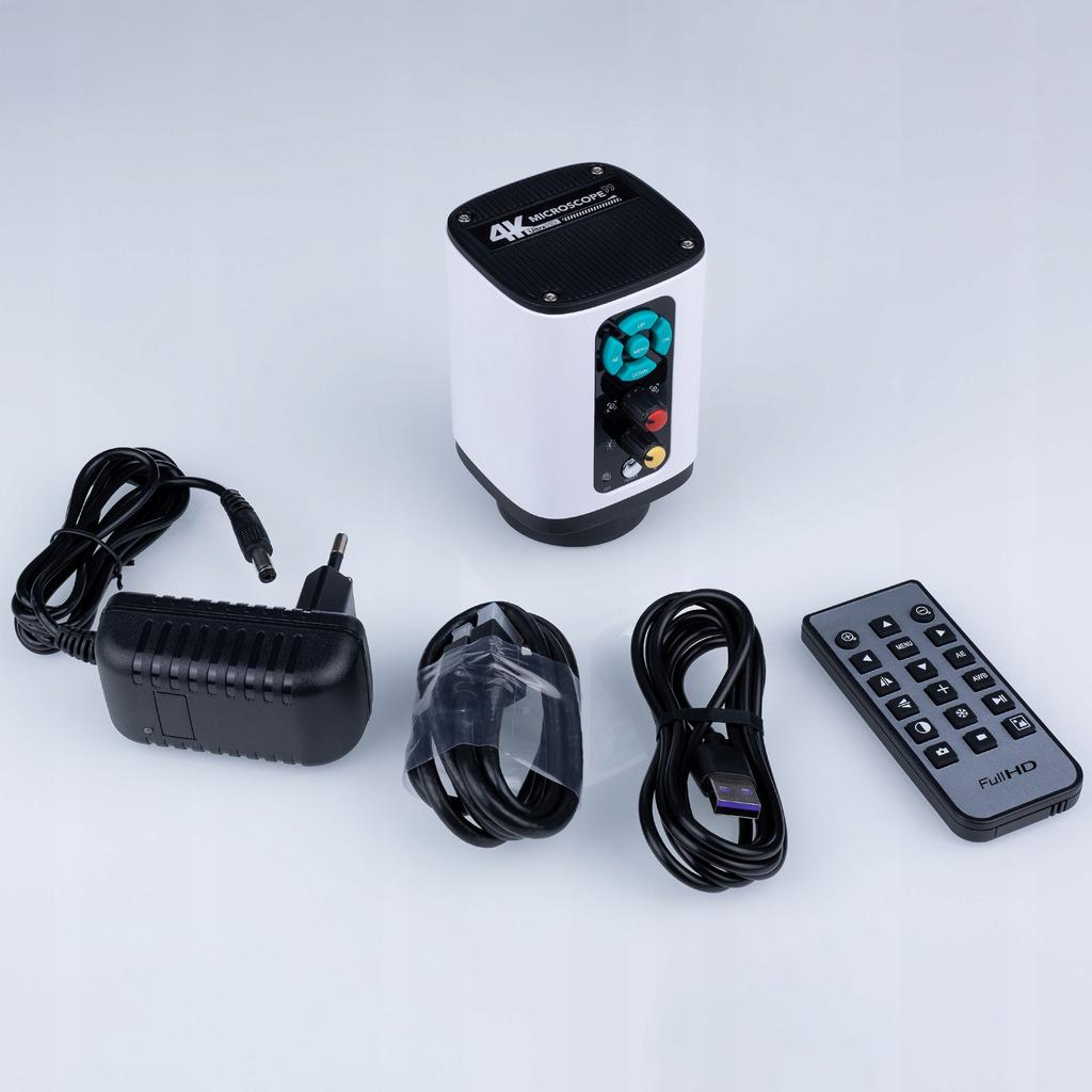 Altair ProVision 4K Set – Mikroskop Cyfrowy z Kamerą Sony 8.29MP | HDMI + USB | Wysięgnik Ruchomy z Bazą | LED 24