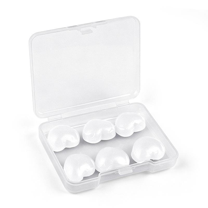 Reusable Silicone Clay Ear Plugs 6Pcs Soft Noise Cancelling with Storage Case for Sleep Travel Study Work