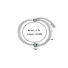 Fashionable Women Colorful Necklace Gold Plated Tennis Necklace Flower Necklace Stainless Steel