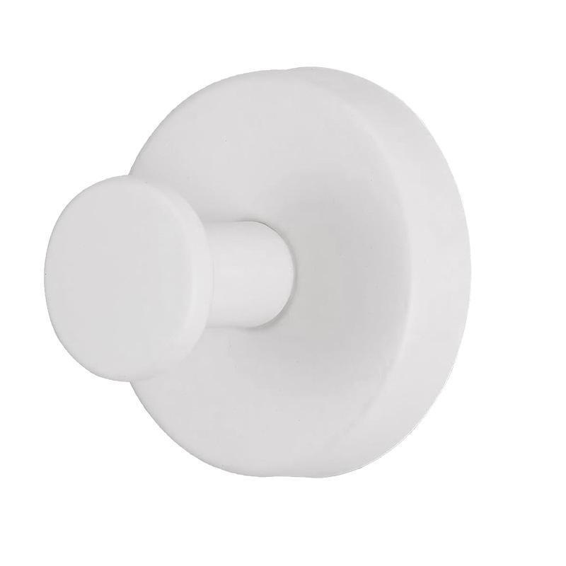 1/2/4PCS Heavy Duty Vacuum Suction Hooks No Drill Seamless Stainless Steel for Entryway Door Coat Hat Key Hanging