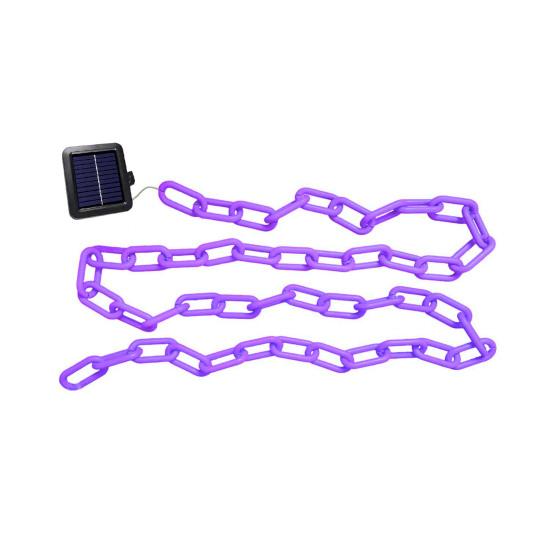 Batteridrevne LED-lys med plastkjede for Halloween-rekvisitter, kjedelys for Halloween-fest, cosplay-tilbehør