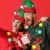 LED-Licht 9 Licht Glow Halskette Bunte Scheinwerfer Blase Licht Glow Halskette Flash Birne Halskette Hallowee Weihnachten Dekoration