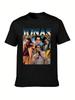 Joe Jonas Bootleg Collage Black T-Shirt