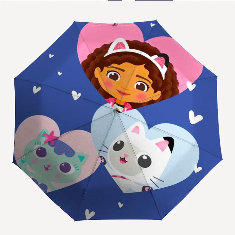 DollHouse Fashionable Automatic Opening/Closing Folding Umbrella. Portable and Foldable, Ideal for Gift, Travel, and Daily Use.
