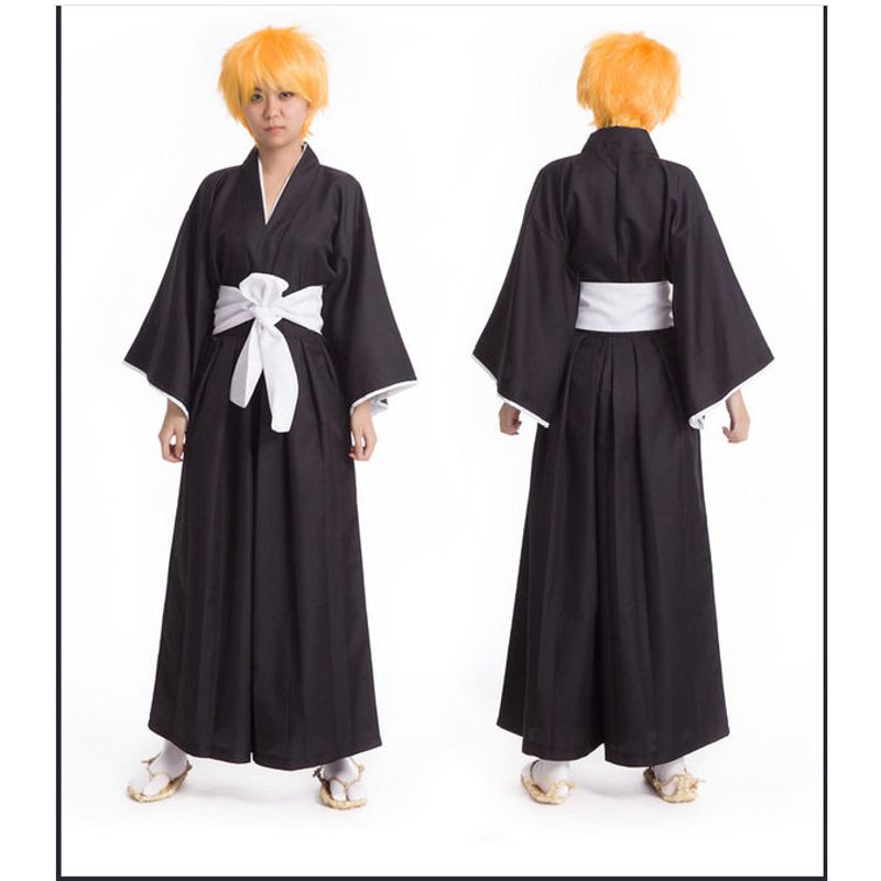 Death God Cosplay Clothing Death God Kimono Outfit Costume Black S