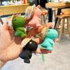 Adorable Cartoon Dinosaur Keychain In Eye-catching Colors Ideal For All Occasions