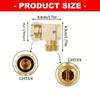 L Shaped Garden Hose Fittings 3/4Inch 90 Degree Hose Swivel Elbow Connector for Irrigation and Car Washing Enduring
