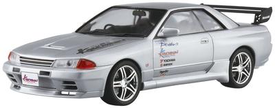 Aoshima Bunka Kyozaisha The Tuned Car Series HKS Kansai BNR32 Skyline 1990 Plastic Model 1/24 No.76 GT-R (Nissan)