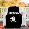 skoda Flannel Blanket Soft All-Season Throw, Design for Camping, Car Travel, Hiking Sofa, Bed, Office Perfect Gift for Parties