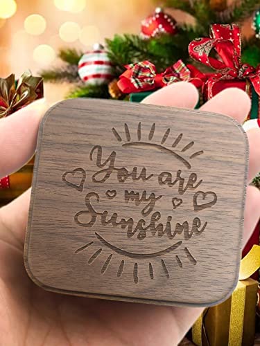 Sinzyo Music Box "You are My Sunshine" Wooden Music Box. Perfect as a gift for anniversaries, birthdays, celebrations, or as room decor. (Musical Note