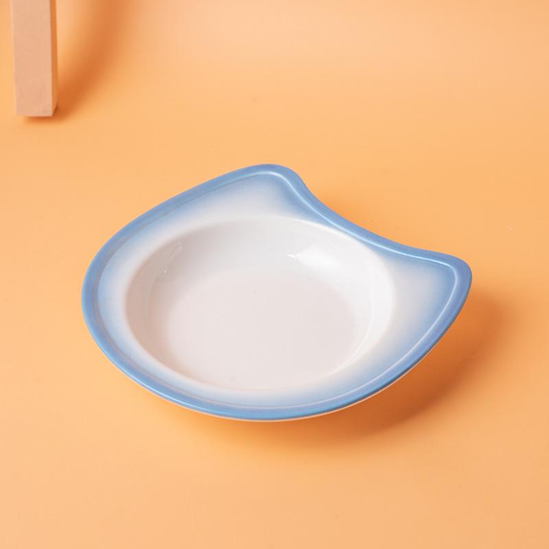 1pc Ceramic Cat Bowl Canned Snacks Pet Bowl Anti spill Drinking Bowl for Cats Dog Basin Cat Food Plate Pet Supplies