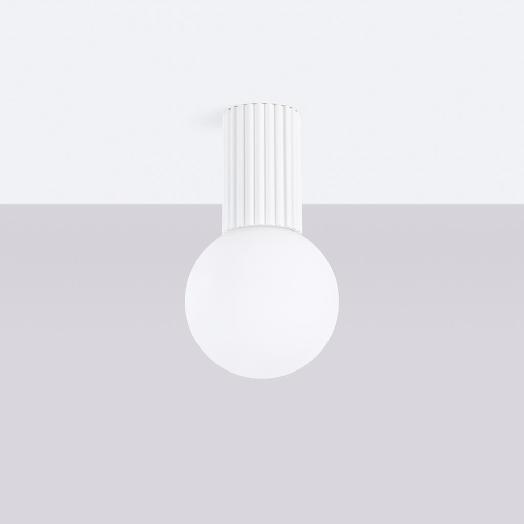 Plafon Halo Ip44 1 G9 Biały Alu Sollux Sl.1708