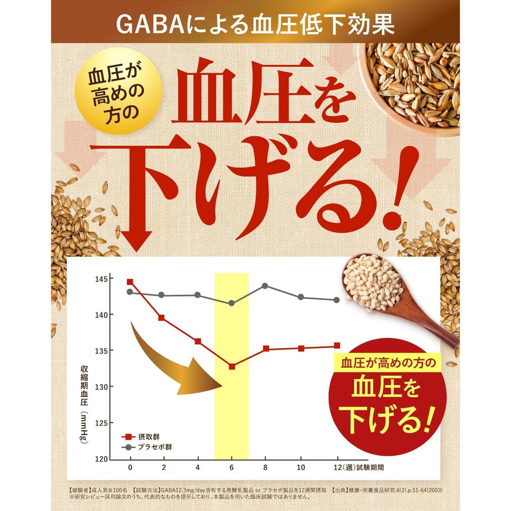 Shin Nippon Health [Doctor Supervision] The Ultimate Luteolin and GABA: Lowers Uric Acid Levels, Lowers Blood Pressure, Luteolin 10mg, GABA 12.3mg