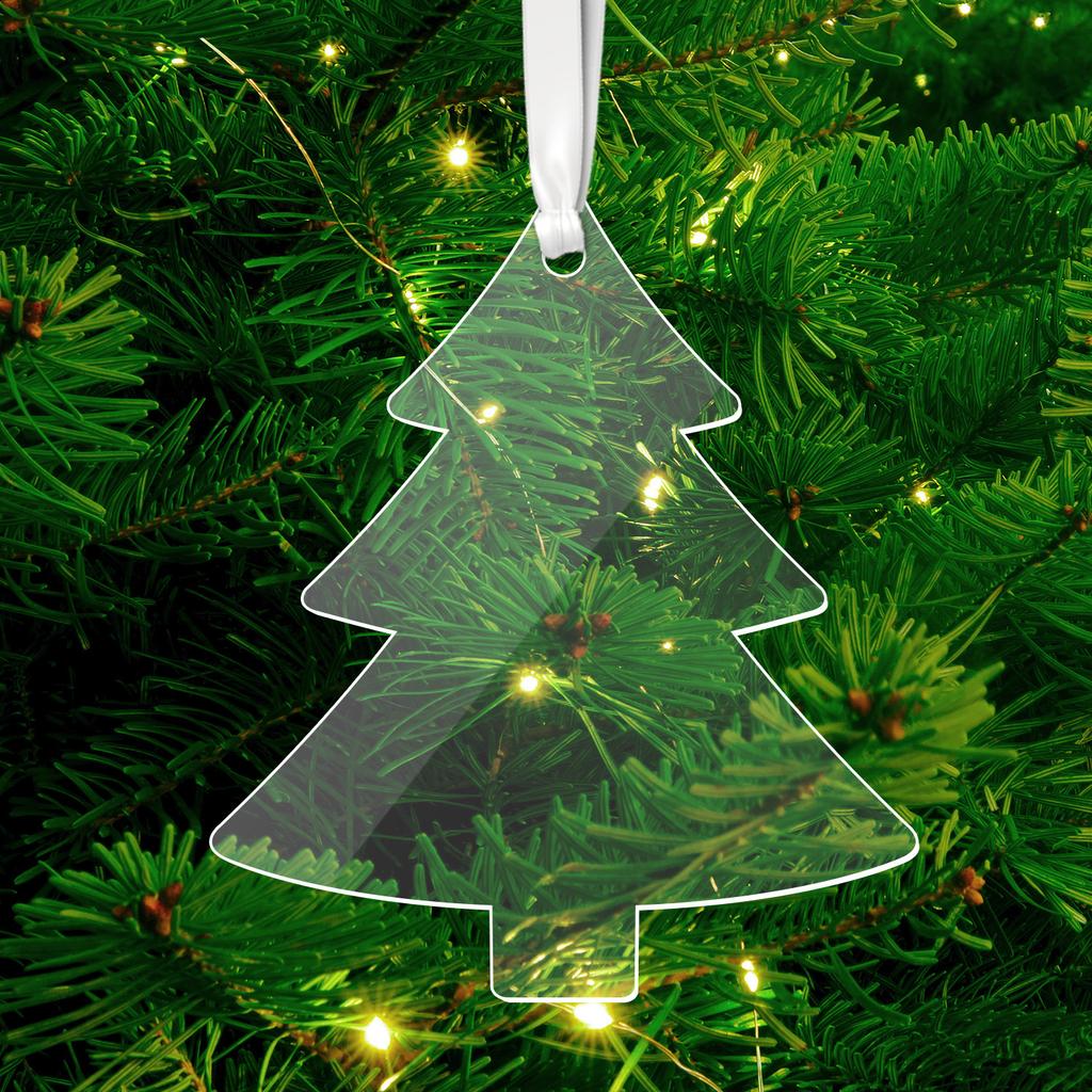 Decorative Snowflake-Patterned Perforated Blank Transparent Acrylic Sheet for Holidays