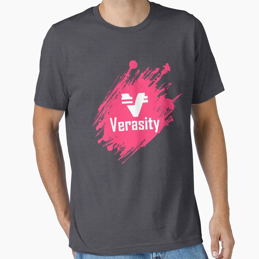 VRA Verasity  Crypto Cryptocurrency 100% Cotton Printed T Shirt for Men Large Size Adult Tops S-6XL