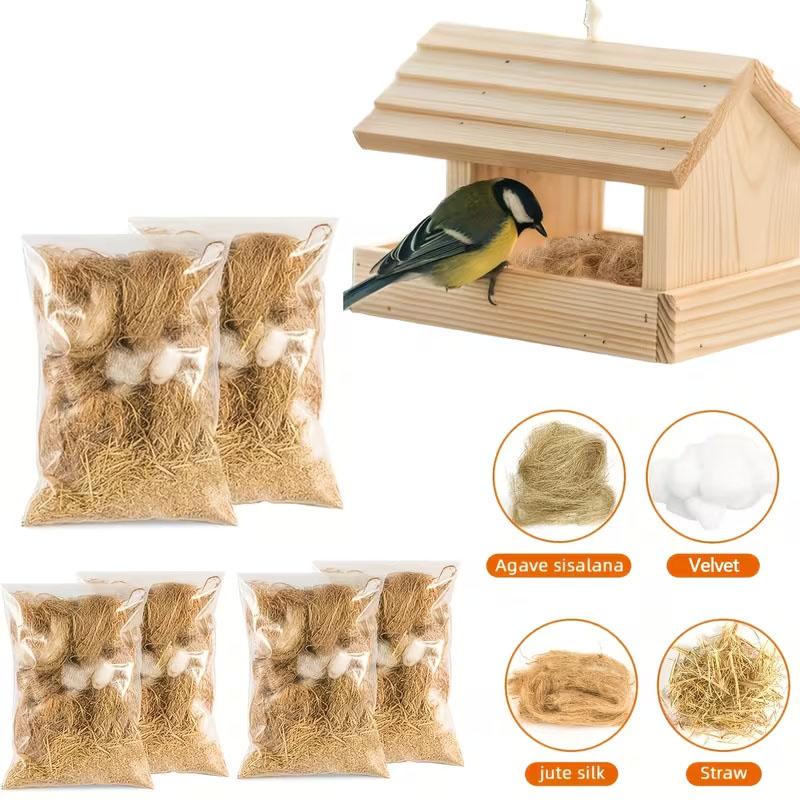 Bird Nesting Material for Finch, Canary Nest Cage / Aviary In Options