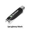 WWUH6 For Skoda Car Interior Parking Handbrake Protection Cover Decoration Accessories Fabia Kamiq Superb Scala Enyaq-iV MK3 VisionS