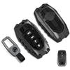 Heavy Metal Key Fob Cover For Toyota, Zinc Alloy Full Protection Car Key Case Fits For   2024 2025 Land Cruiser Highlander Corolla Cross Tundra Venza