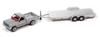 JOHNNY LIGHTNING 1983 Ford Ranger Silver Open Trailer Silver Finished Diecast Miniature Car JLSP316B 1/64 &