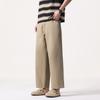 Summer new cotton straight commuter casual pants men's nine-point pants loose and versatile pants men's