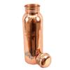 Copper Drinkware Gift Set of Plain Shine Finish Design 1 Bottle & 2 Glass with Gift Box, Gift Item for Diwali, Bottle-750 Ml & Glass-300 Ml
