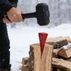 Heavy-Duty Log Splitter Wedge 4-Way Manual Wood Splitter Wood Splitting Tool  Firewood Processing