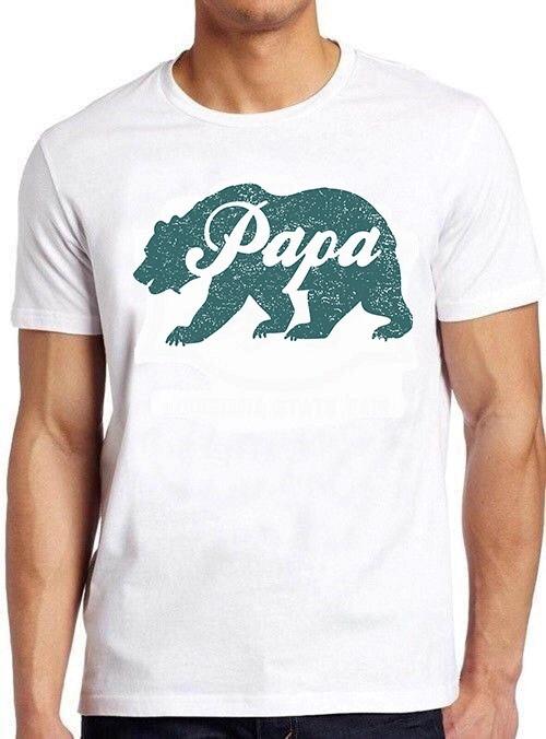 Papa Bear Fathers Day Papa Grandpa Forest Funny Meme Gift Tee T Shirt M960 S