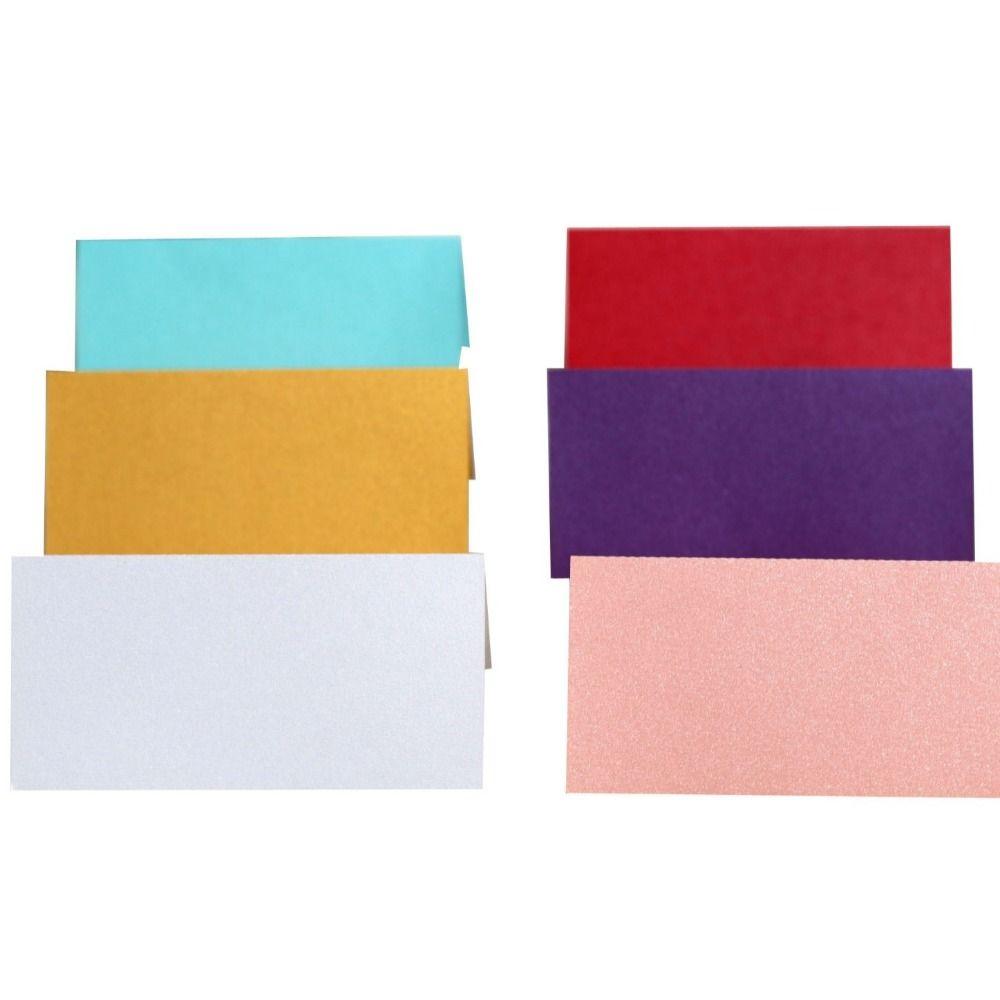 10pcs Vintage Table Place Cards Blank Name Seat Card Signature Cards  Banquet Tables