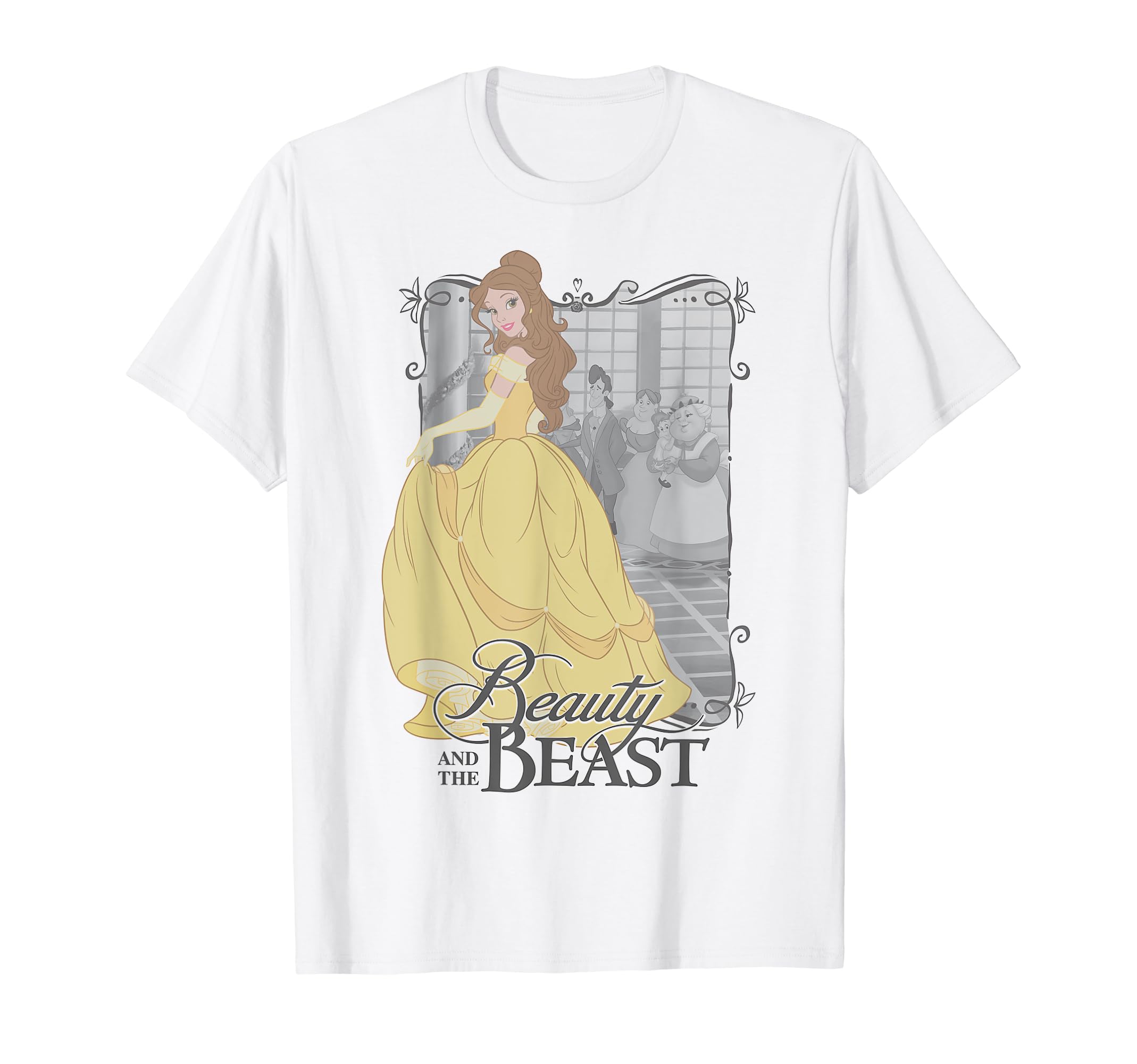 

Disney Beauty and the Beast Belle Dancing Portrait T-Shirt