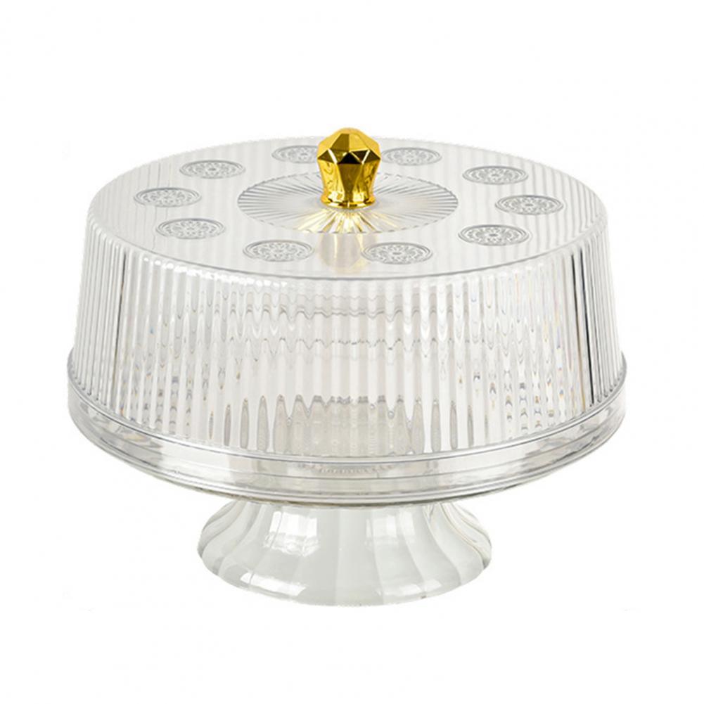 Cake Plate with Dome Vintage Style Cake Display Stand Vintage Glass Cake Stand with Dome Lid Elegant Dessert Display for Cakes