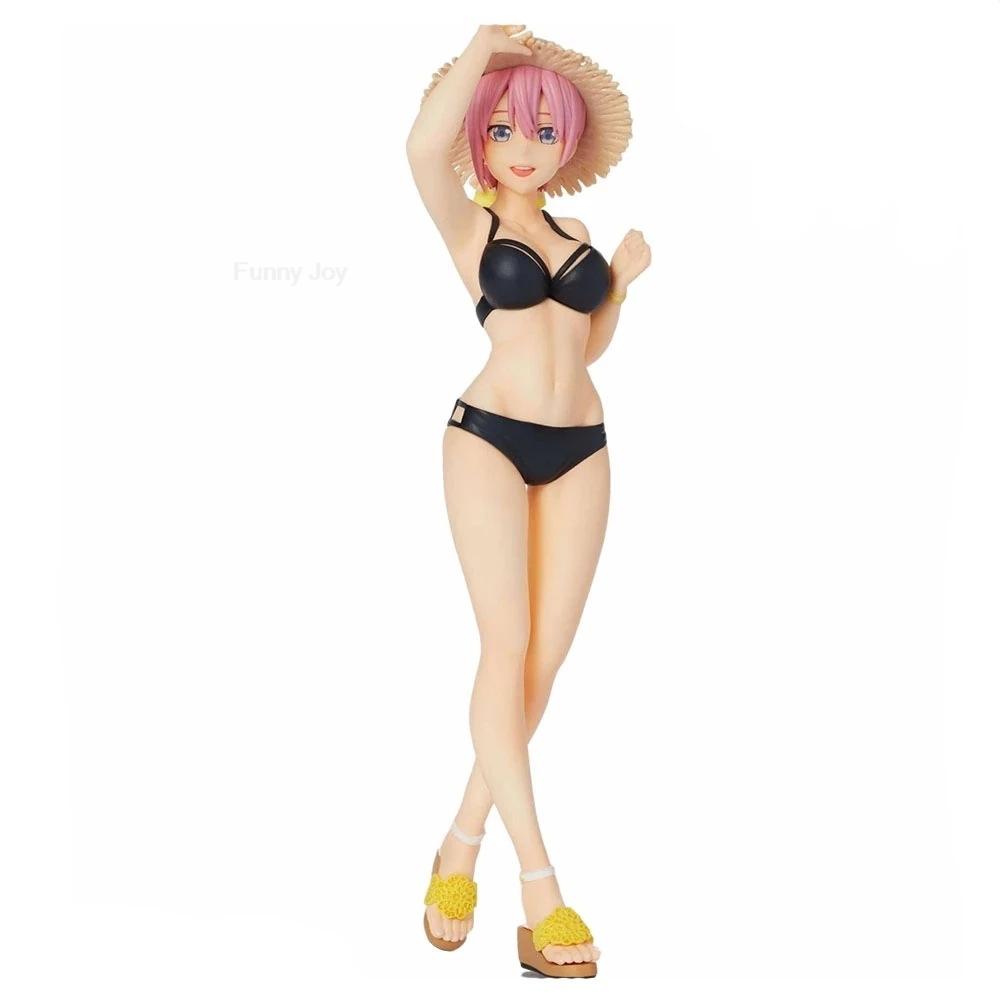 Non-Toxic 10-18Cm Yotsuba Anime Cute Nakano Nino Figurine The Quintessential Quintuplets Figure Cat Nakano Miku Figure Pvc Collection Toys