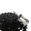 Bike Flywheel Removal Tool Kit with Cassette Wrench 12 Teeth MTB Cassette Sprocket Removal Wrench Portable Bicycle Repair Tools