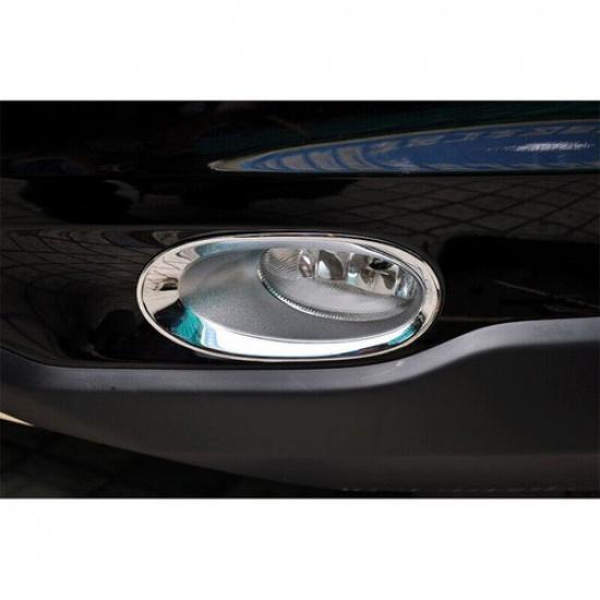 Chrome Fog Light Lamp Cover Fit For HONDA CR-V CRV 2010-2011 Front ABS 2pcs Trim