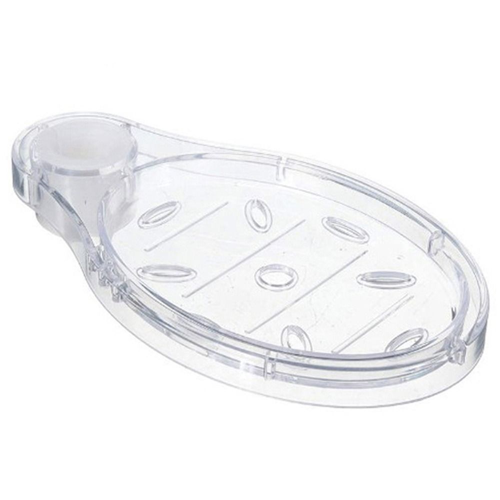 Transparent Shower Rod Drain Holder Soap Organizer Lifting Rod Soap Rack Soap Dish Soap Holder
