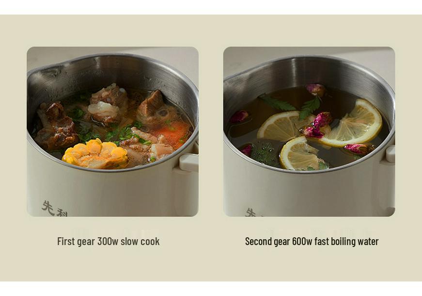 Compact and Portable Travel Electric Folding Kettle - Stainless Steel Multi-functional Water Cup.