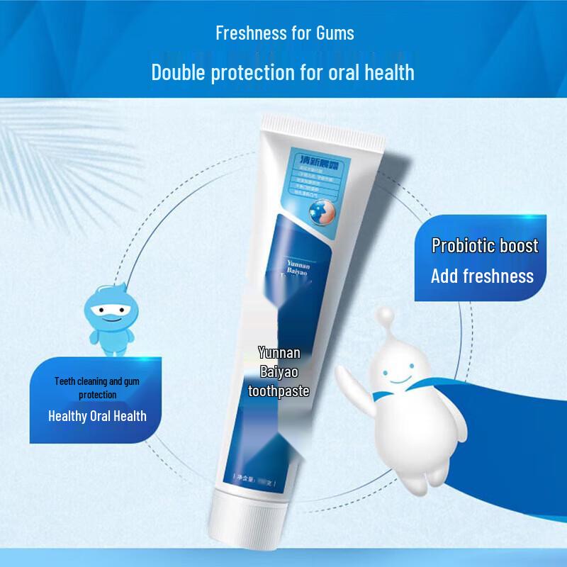 Yunnan Baiyao Fresh Morning Dew Probiotic Toothpaste