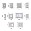 Home Decoration Wall Plate Cover Bling Plug Outlet Switch Panel Sticker Rhinestones Socket Frame