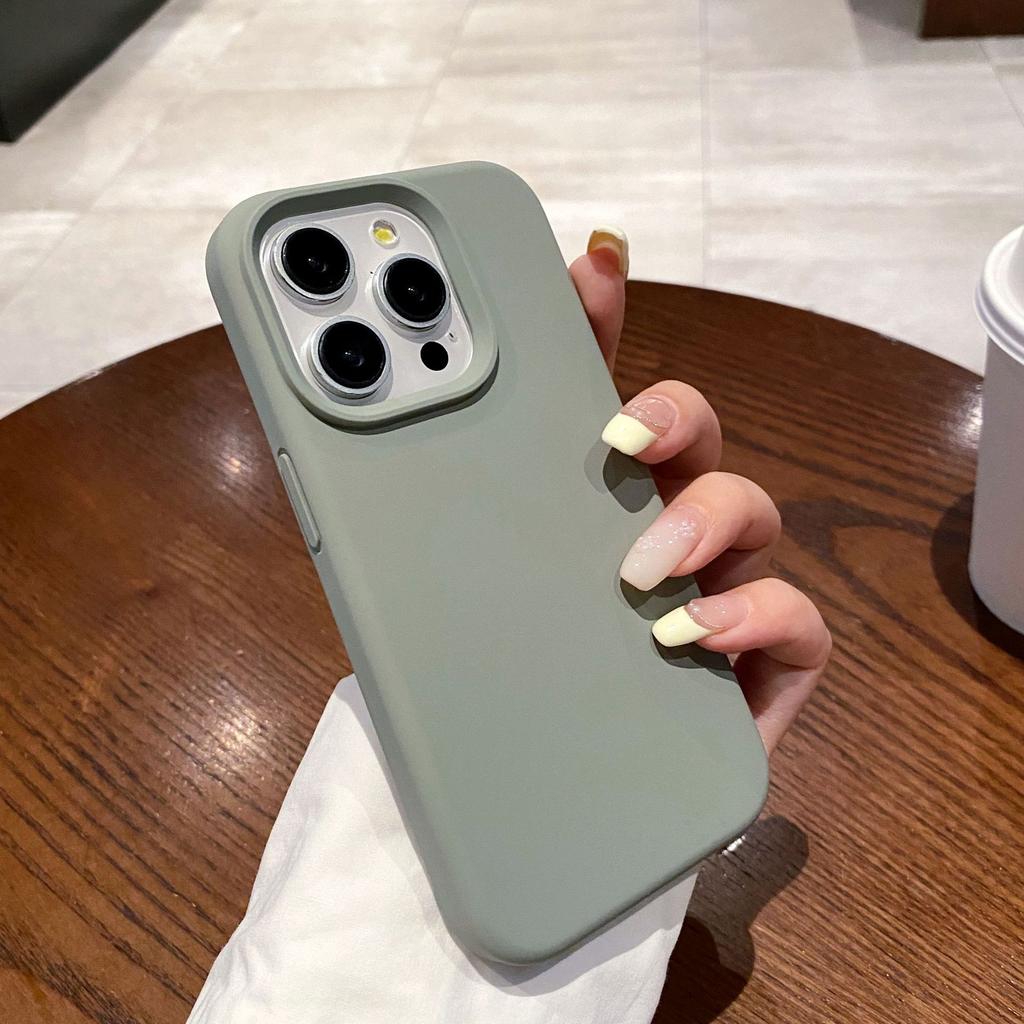 For Apple 16 Liquid Silicone Mobile Phone Case Soft Silicone for IPhone15 Promax Magnetic All-inclusive Thickened Anti-fall