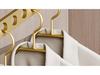 Aluminum Alloy Folding Eight-Hole Hanger with Single Hook for Versatile Wardrobe and Laundry Storage
