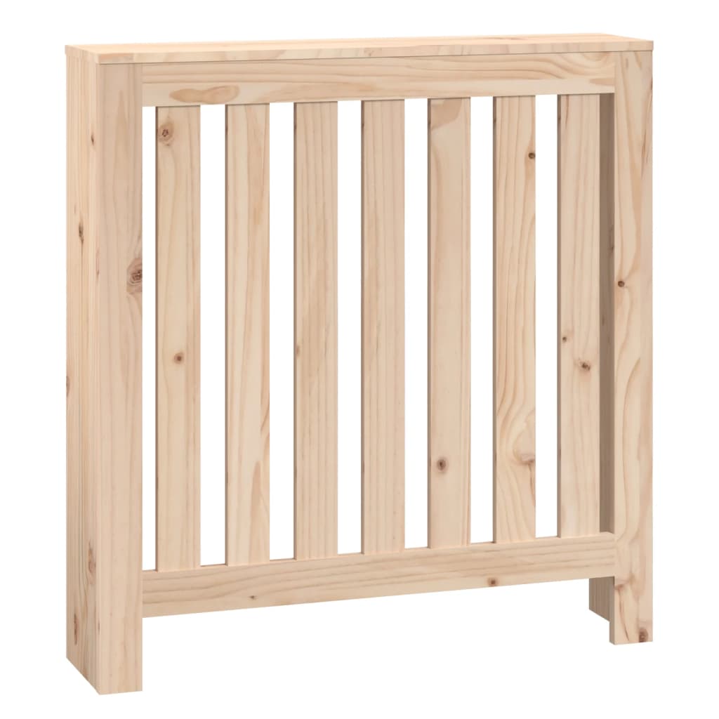 Vidaxl Radiator Cover, 79.5X19X84 Cm, Solid Pine Wood