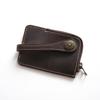 WIPELO Retro Crazy Horse Leather Key Pouch