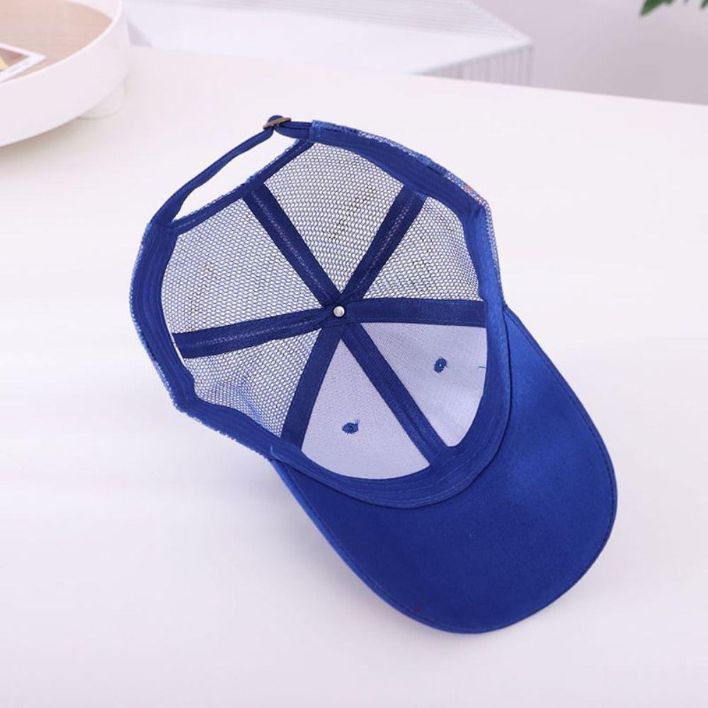 Trendy Adjustable Baseball Cap Breathable Hip Hop Graffiti Print Cap Sun Protection Visor Peaked Cap For Boys Girls
