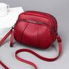 Damen Niet Reißverschluss Kleine Quadratische Taschen, Modische Handy-Taschen, Weiche Leder Umhängetaschen & Messenger Bags