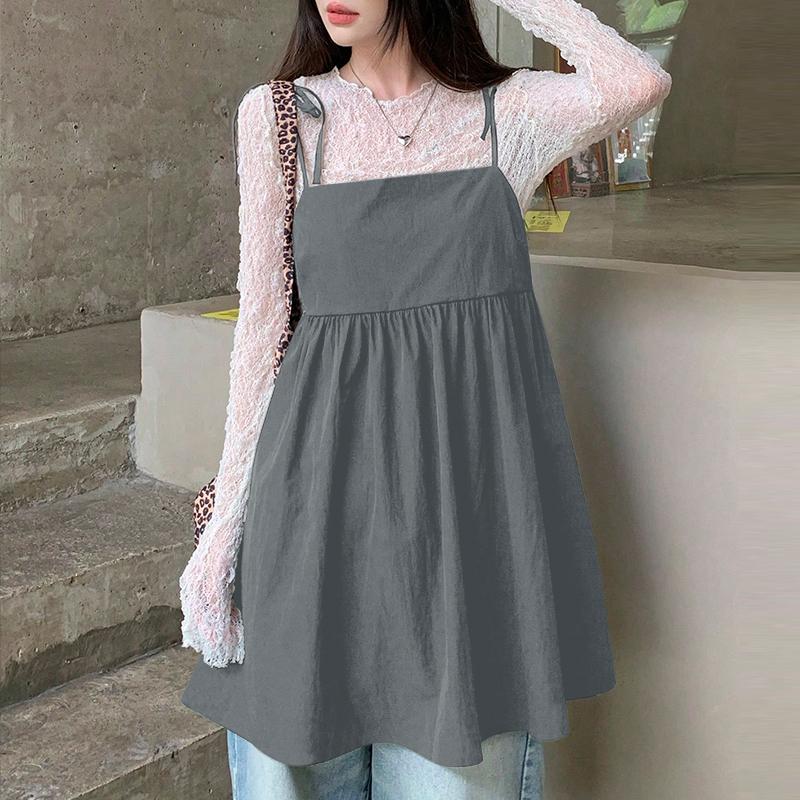 

VONDA Женские летние однотонные топы-майки без рукавов XL серый