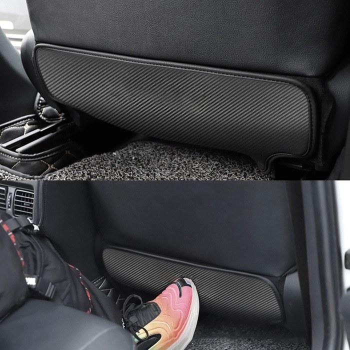 Fucaten Seat Back Kick Guards for Mitsubishi Delica D5-R/D5 (2019-) 2pcs (Carbon Fiber)
