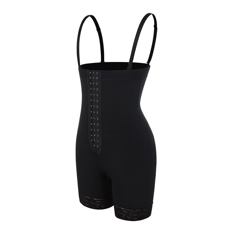 High-Waist Plus-Size Women's Slimming One-Piece Body Shaper with Tummy Control and Hip Lift
