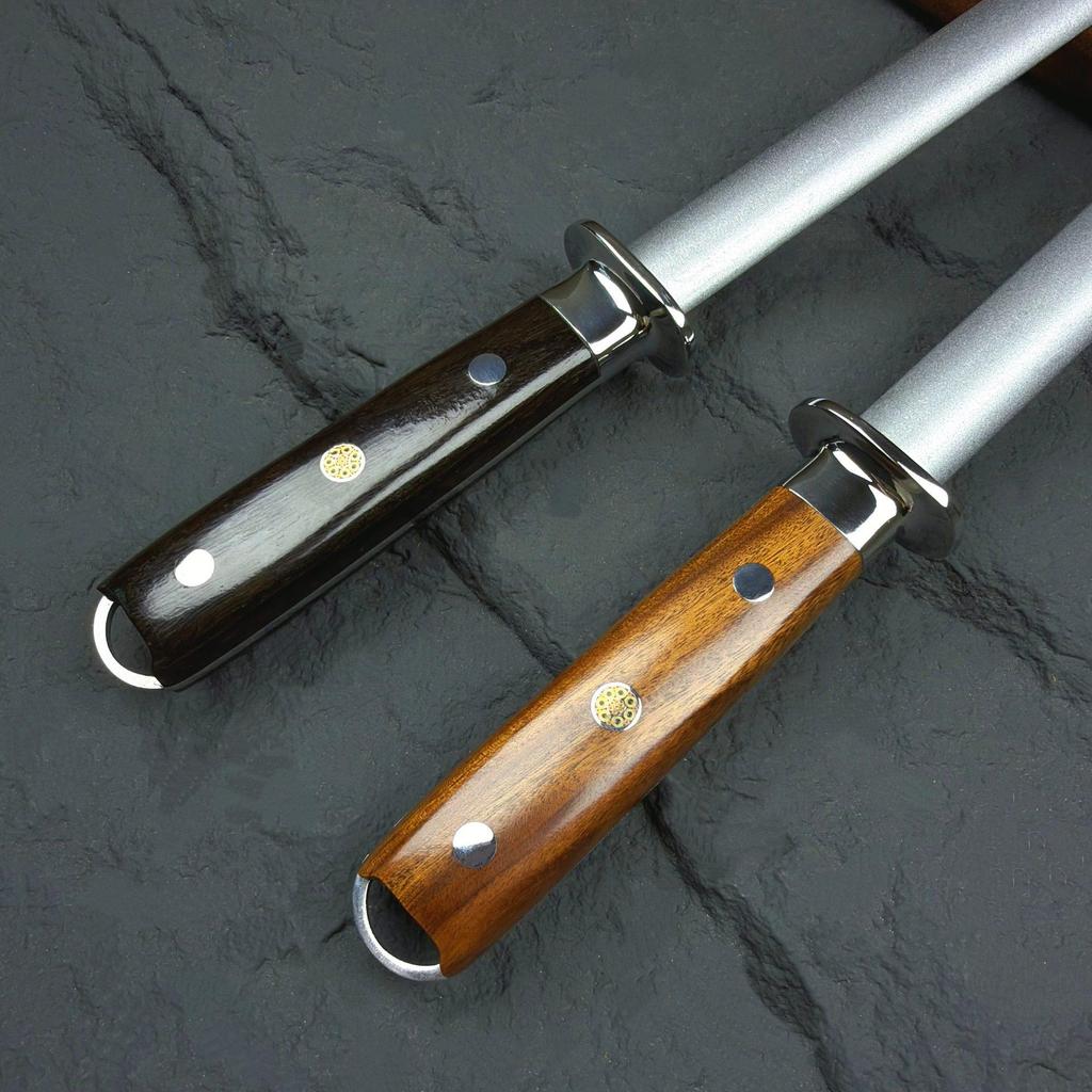 Diamond Sand Professional Whetstone Sharpening Rod – Kitchen & Slaughterhouse Tool.